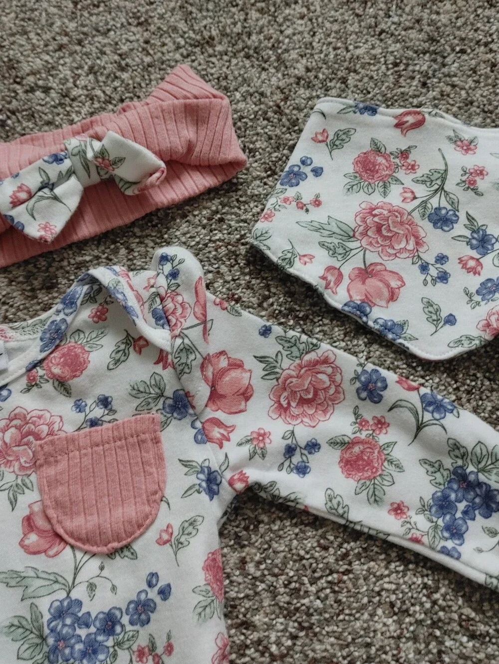 6/9M Nicole Miller Floral Baby Girl Outfit Set